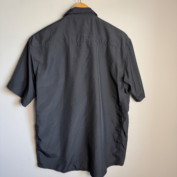 Avia Men's Outdoor Performance Camp Shirt Black Large Lightweight Hiking Camping - Picture 7 of 14